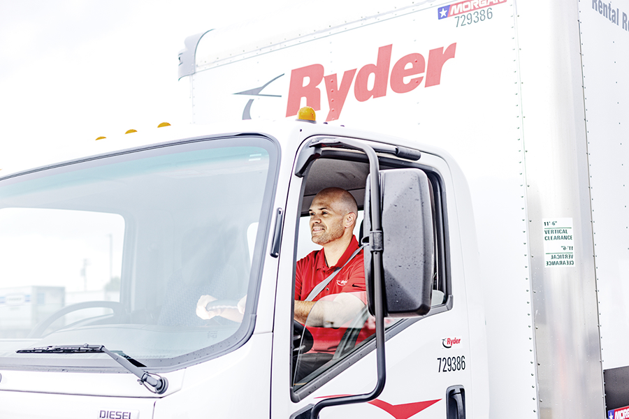 Ryder Trucks and Drivers