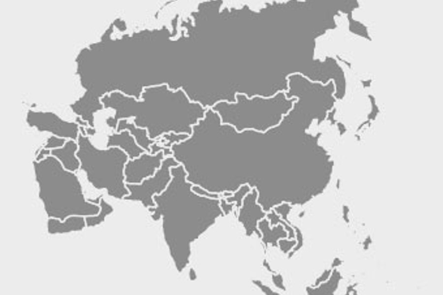 Map of Asia