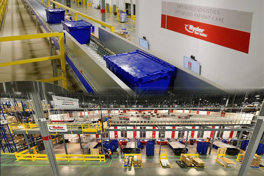 Ryder and BJC Healthcare warehouse automation