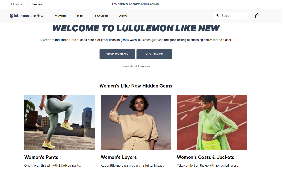  Lululemon like new apparel section.