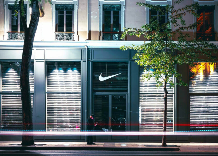 exterior of nike’s house of innovation in new york city