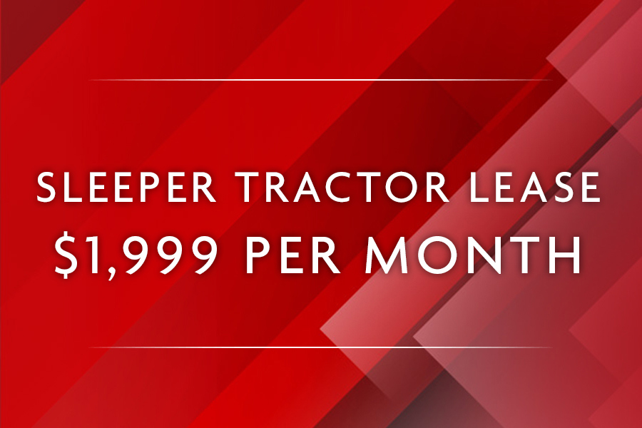 Sleeper Tractor Lease $1,999 per Month