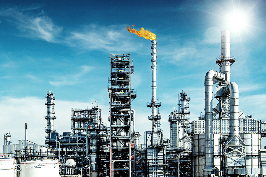Oil & gas logistics at a refinery