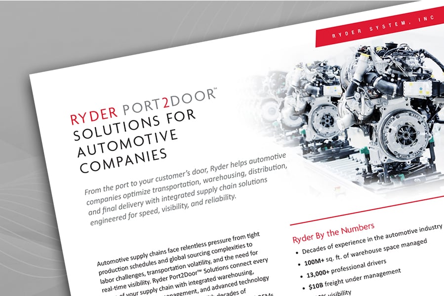 Automotive industry fact sheet