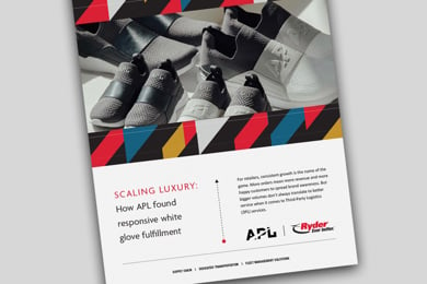 front cover of Ryder and APL case study
