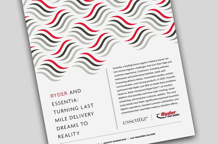 cover of the Ryder and Essentia Case Study