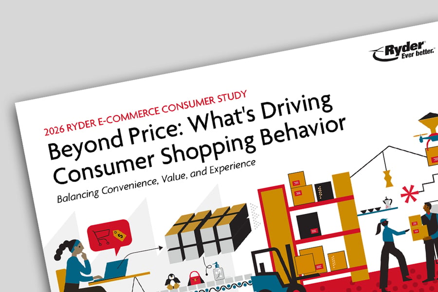 cover of the 2026 Ryder E-Commerce Consumer Study