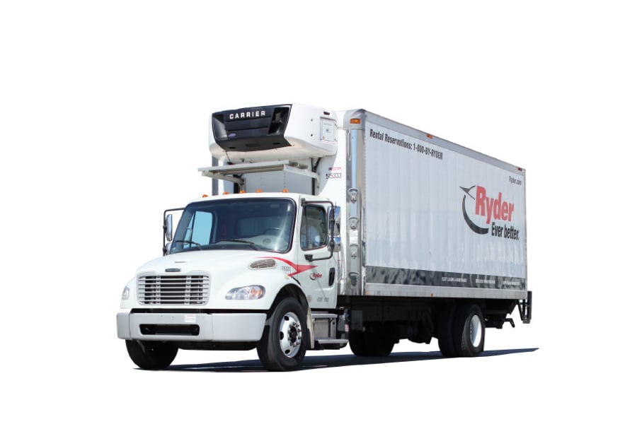 Lease a reliable refrigerated straight truck today.