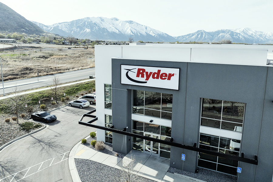A Ryder co-packaging facility in the mountains