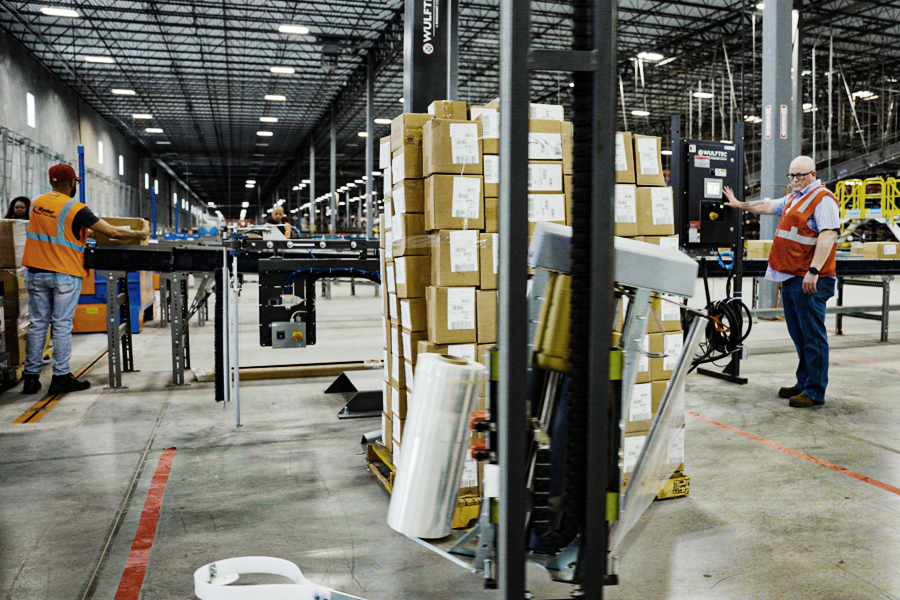 Connected warehouse automation systems integrated into Ryder operations