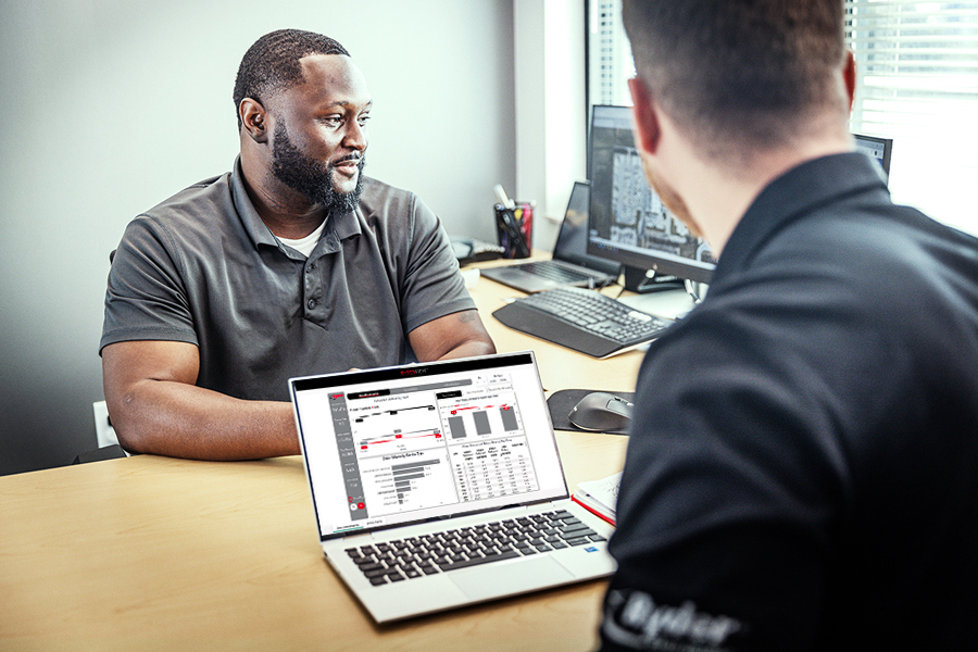 Customer using Ryderview last mile delivery software