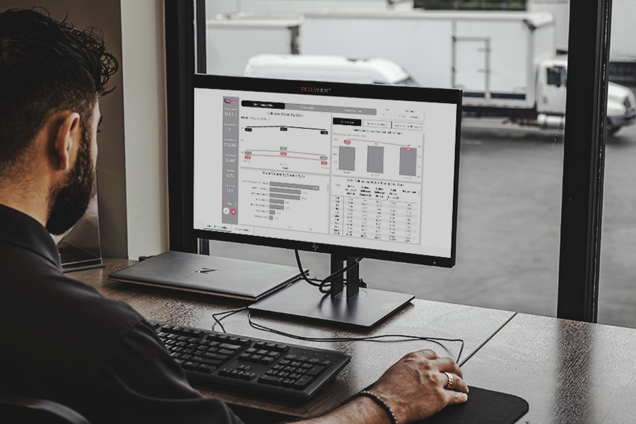customer logging into ryderview