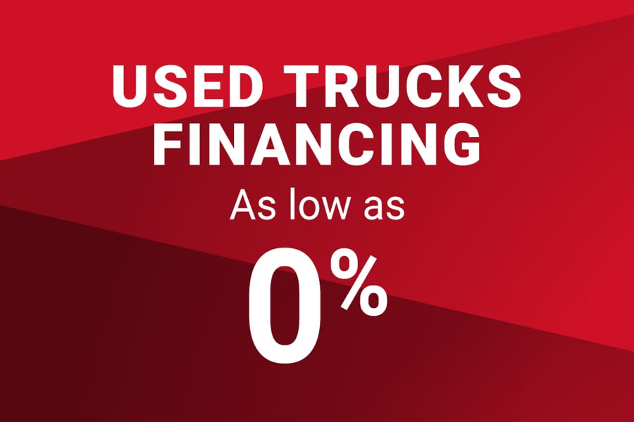 Used Truck Financing as Low as 0%