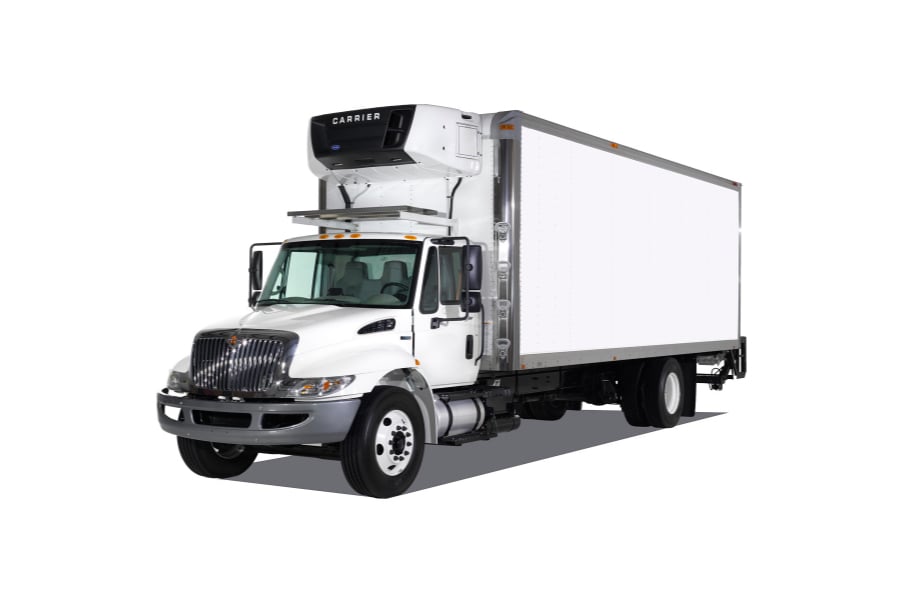 used refrigerated straight truck 