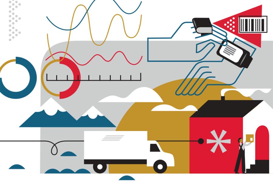 Illustration of the future of e-commerce Illustration of the future of e-commerce