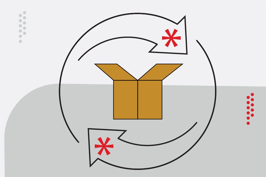 illustration e-commerce packaging waste illustration e-commerce packaging waste