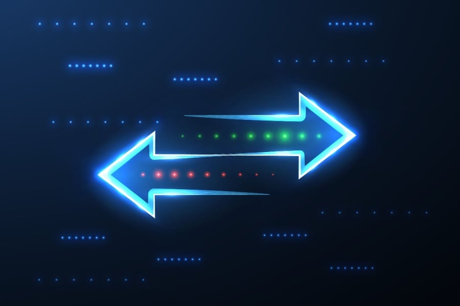 two arrows showing forward and reverse logistics two arrows showing forward and reverse logistics