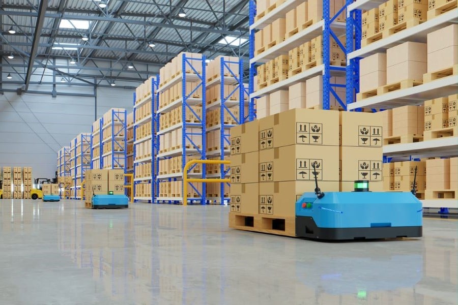 Goods to person automation inside a warehouse Goods to person automation inside a warehouse