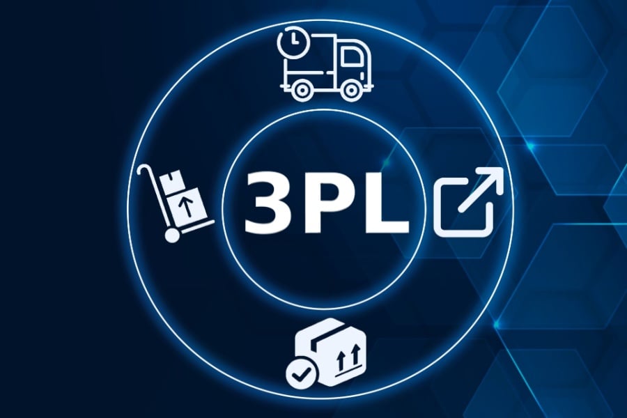 Modern 3PL Solutions for Optimizing Logistics Third party logistics concept, optimize logistics and supply chain