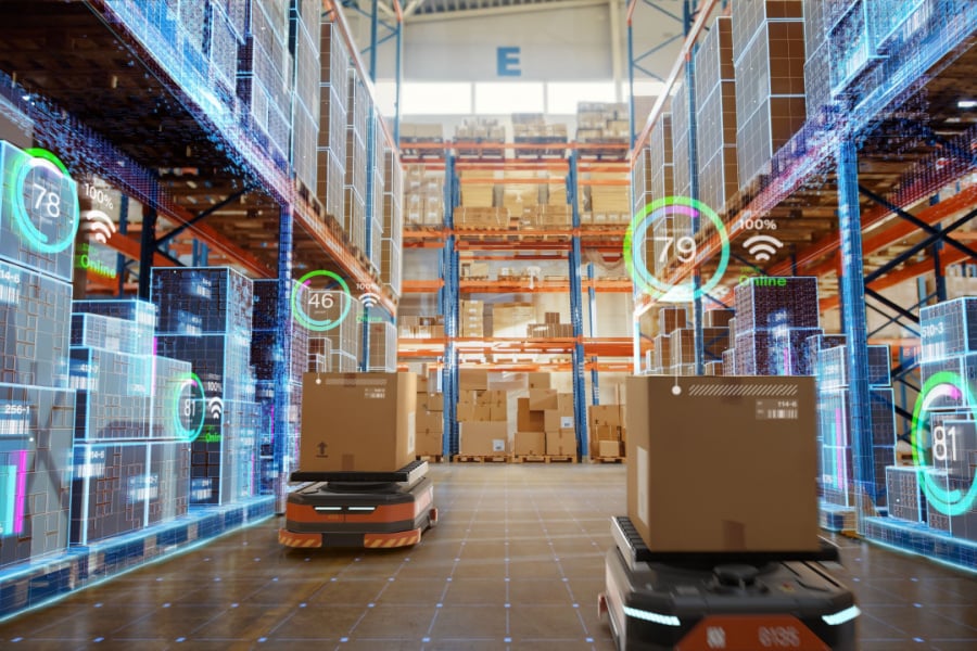 Warehouse robots in the supply chain