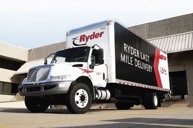 Ryder last mile delivery truck Ryder last mile delivery truck